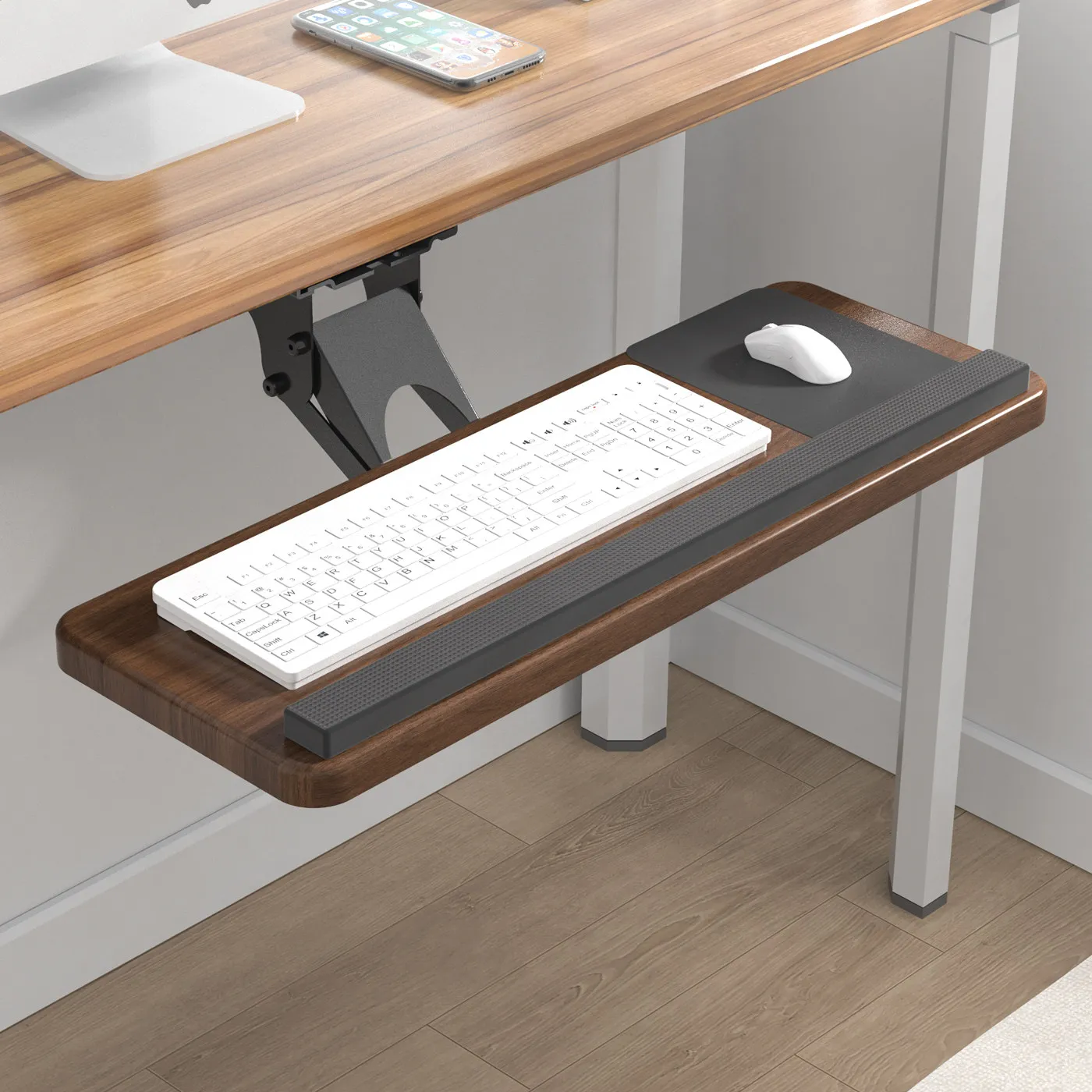 Keyboard Drawer Under - Plateau pour clavier sous le bureau,