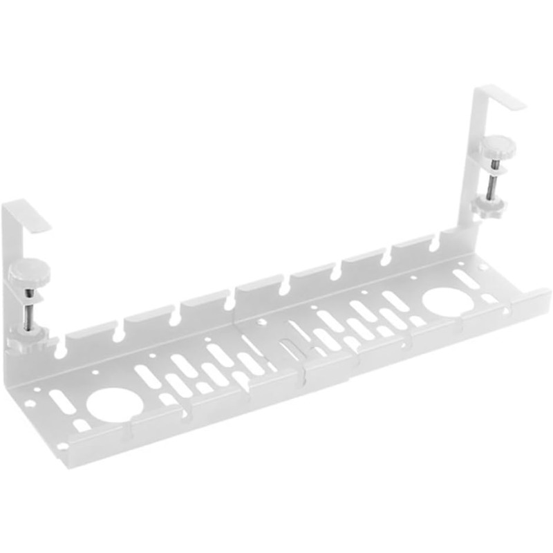 Cable Tray Under Desk - Organisateur de câbles rétractable robuste -
