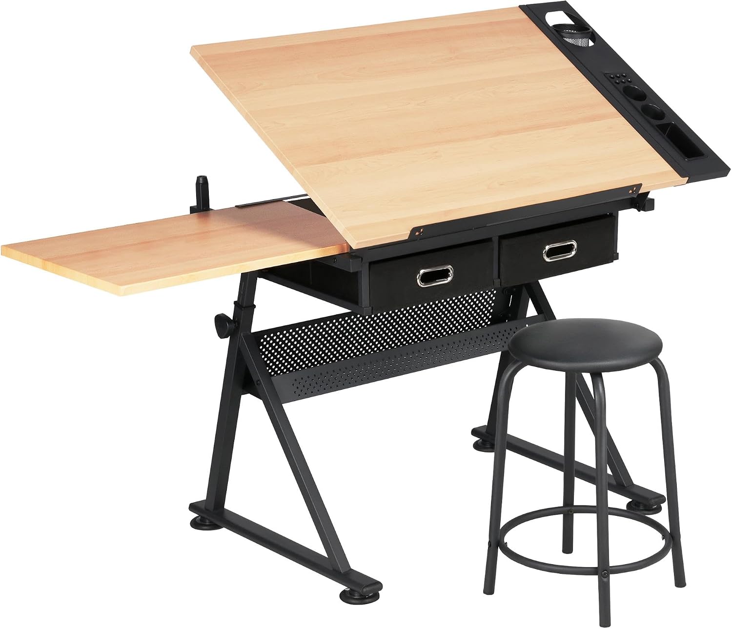 Office Furniture And Desks - Table de dessin réglable avec tabouret