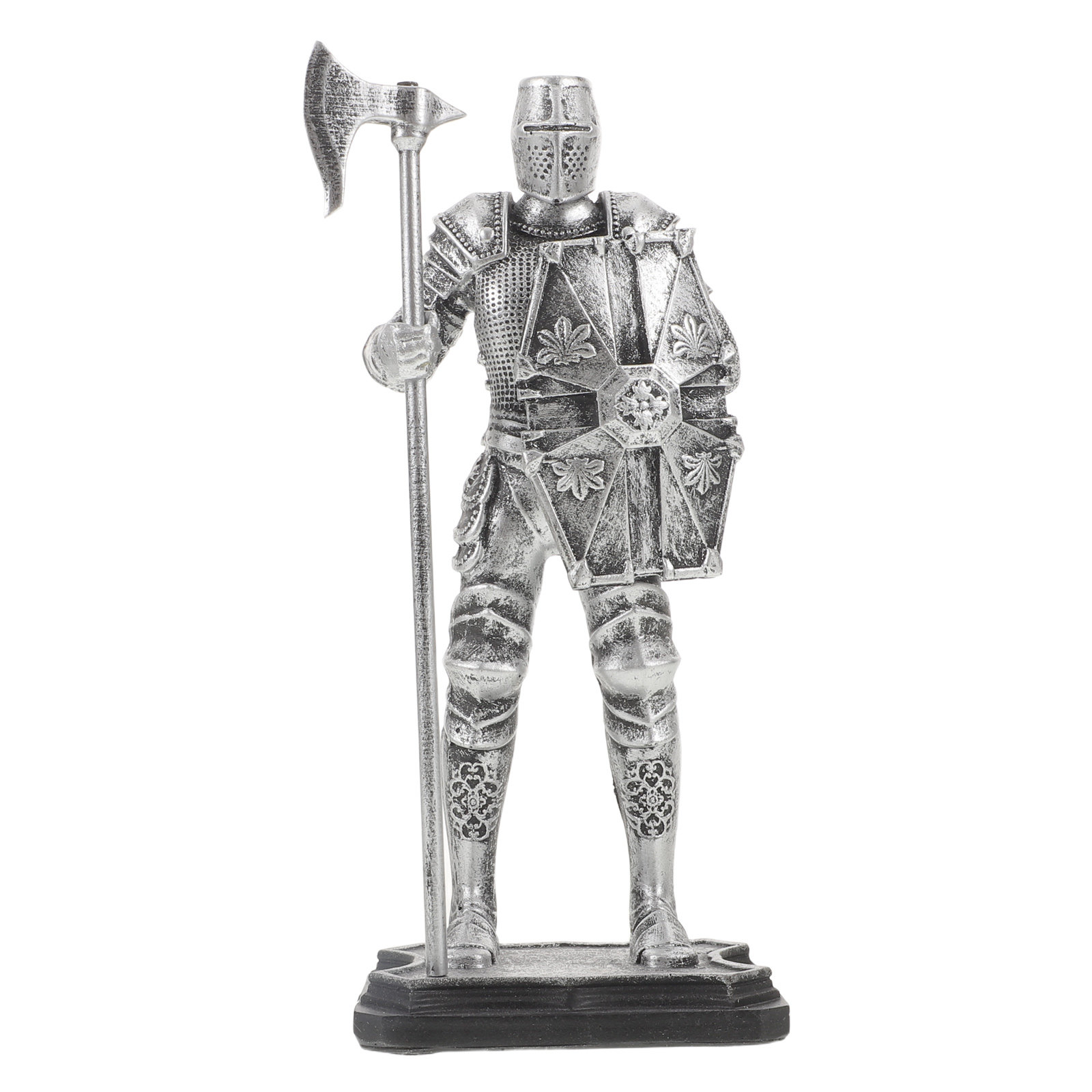 Office Furniture Loft - Statue de Chevalier Médiéval avec Bouclier,