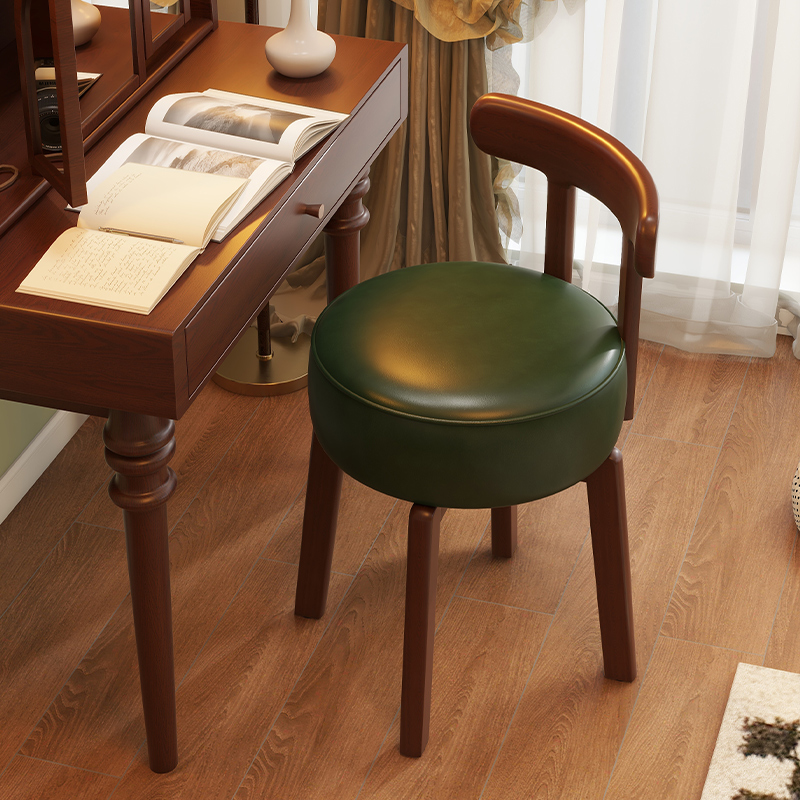 Office Furniture And Desks - Chaise de maquillage rotative en bois