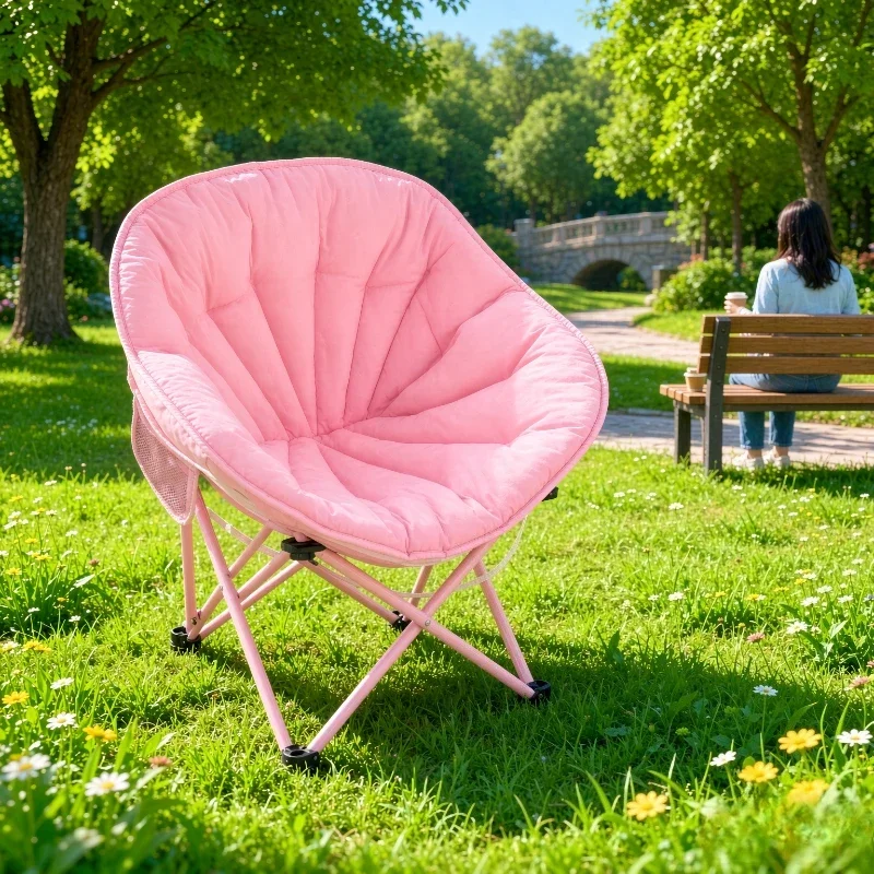 Visitor Chair Padded - Chaise de camping pliante surdimensionnée et