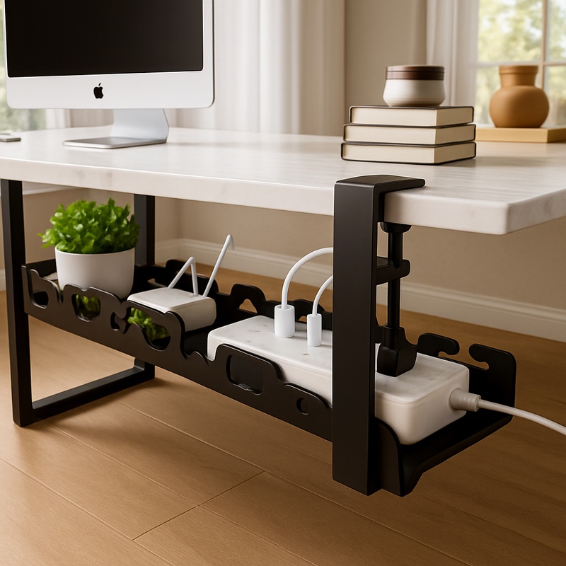 Support de câbles métallique s - Cable Tray Under Desk avis et prix