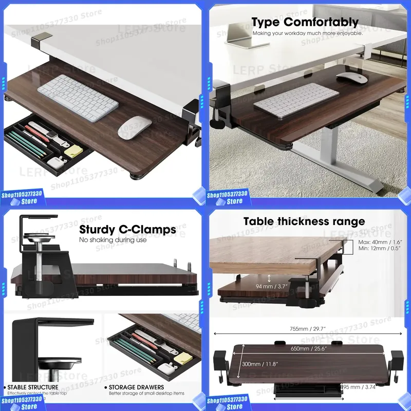 Plateau coulissant pour clavie - Keyboard Drawer Under avis et prix