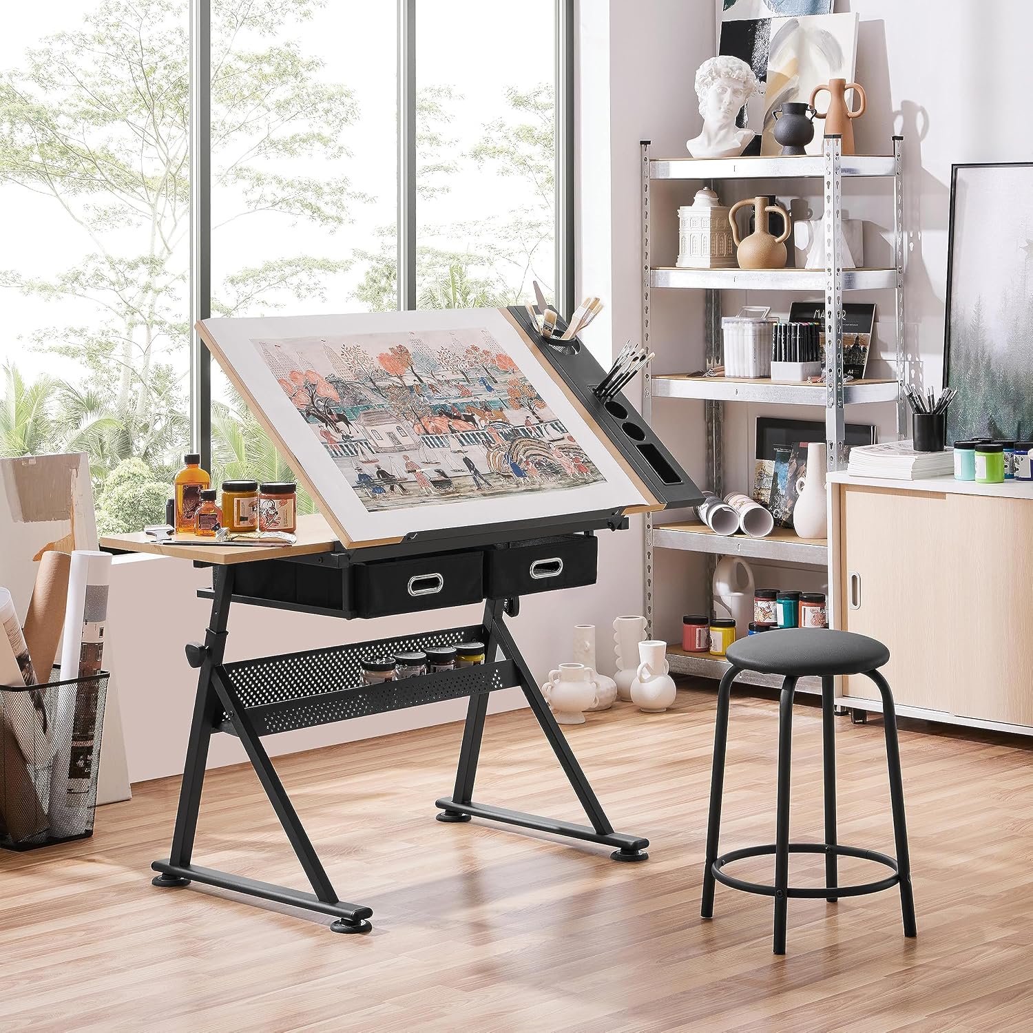 Table de dessin réglable avec  - Office Furniture And Desks avis et prix