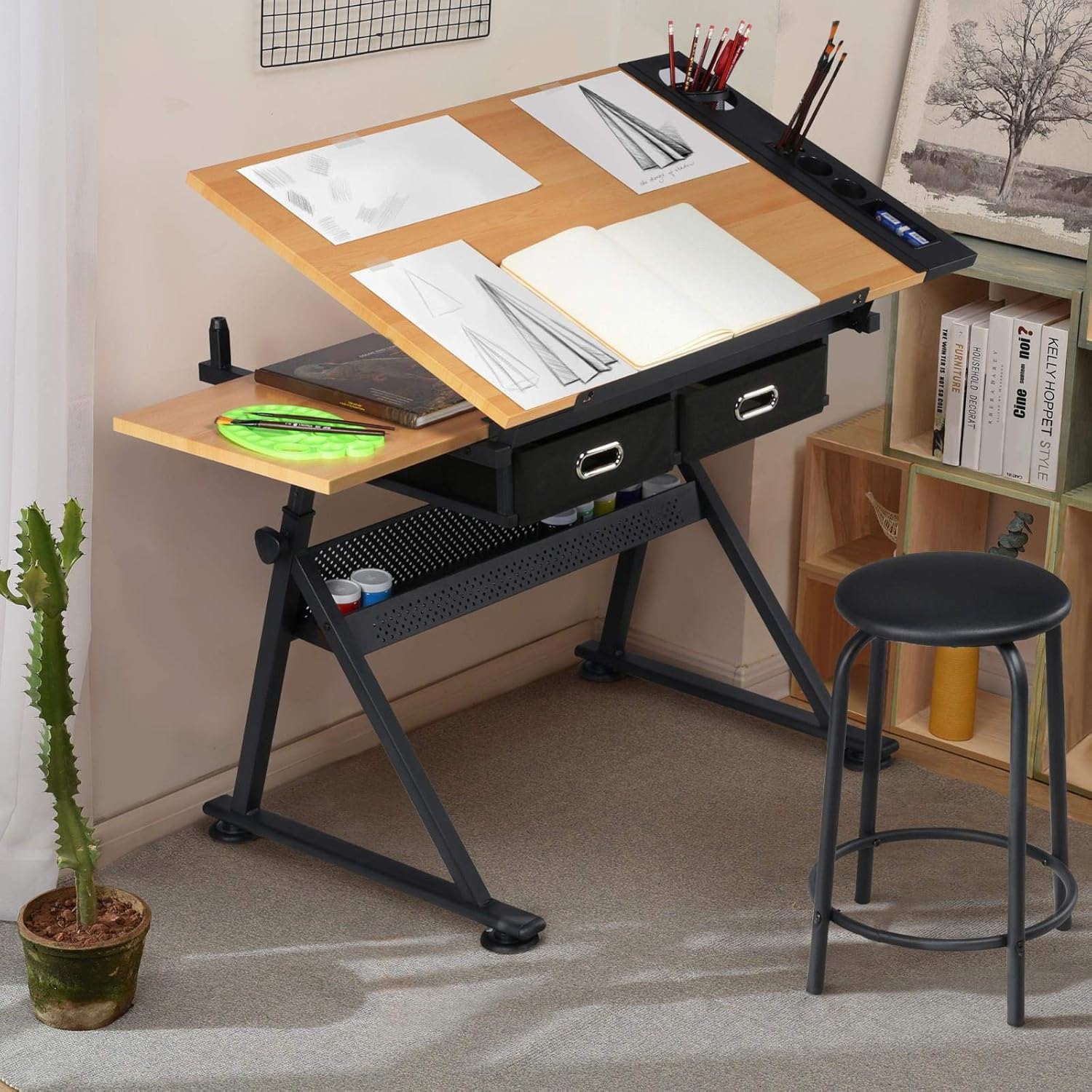 Table de dessin réglable avec  - Office Furniture And Desks avis et prix