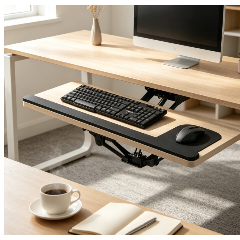 Plateau de clavier coulissant  - Keyboard Drawer Under avis et prix