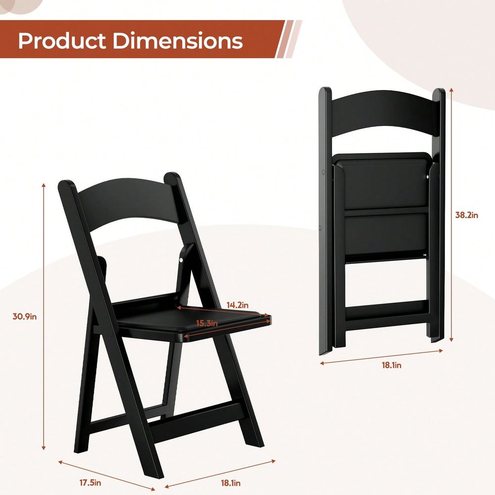 4 chaises pliantes en résine a - Visitor Chair Padded avis et prix