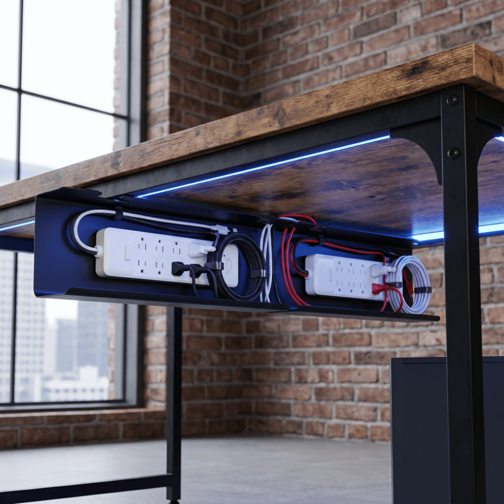 Bac de gestion des câbles sous - Cable Tray Under Desk avis et prix